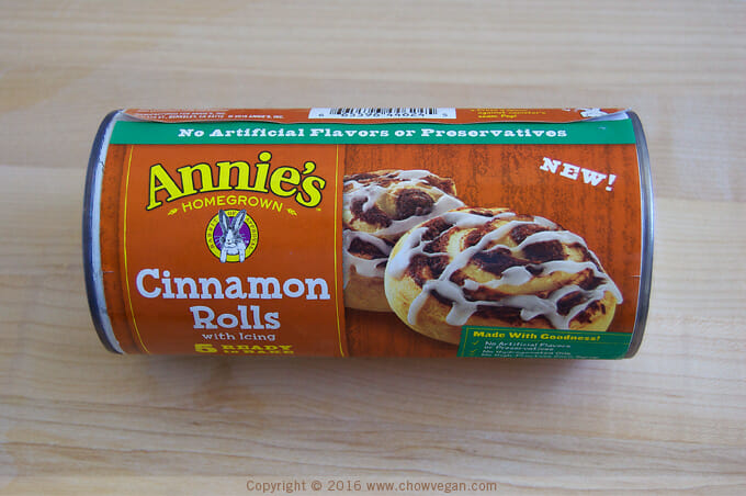 are annies cinnamon rolls vegan
