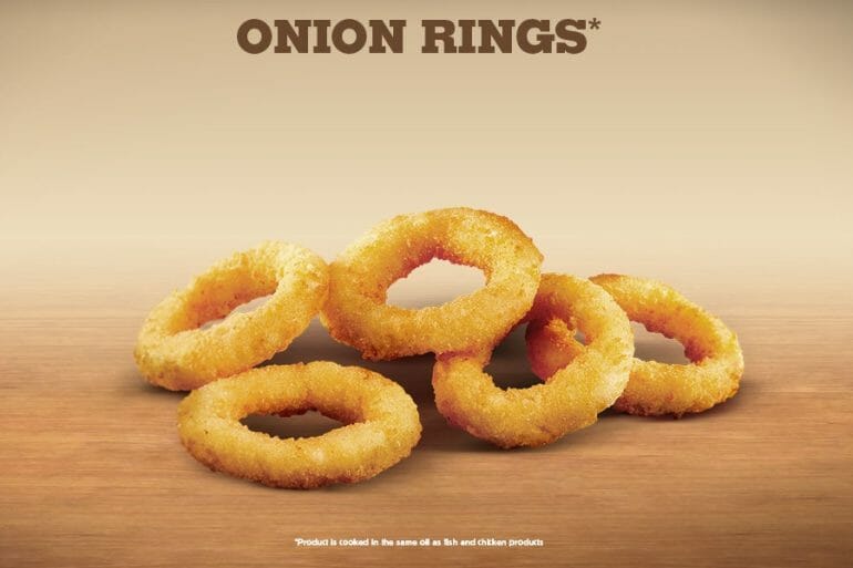 are burger king onion rings vegan
