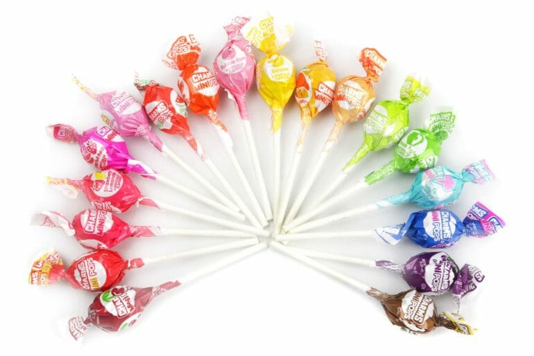 are charms mini pops vegan
