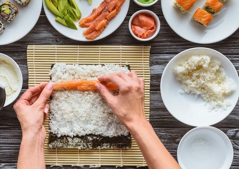 can i use long grain rice for sushi
