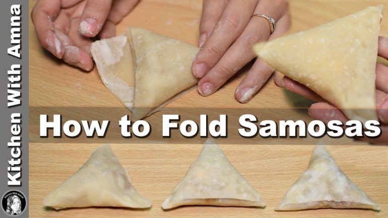how to fold samosa
