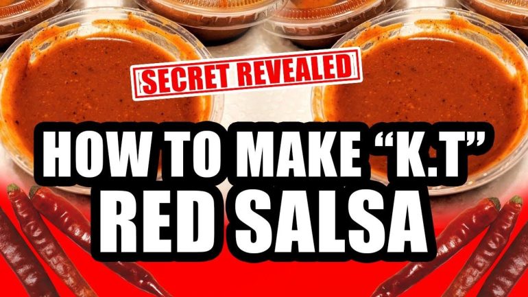 how to make king taco red salsa
