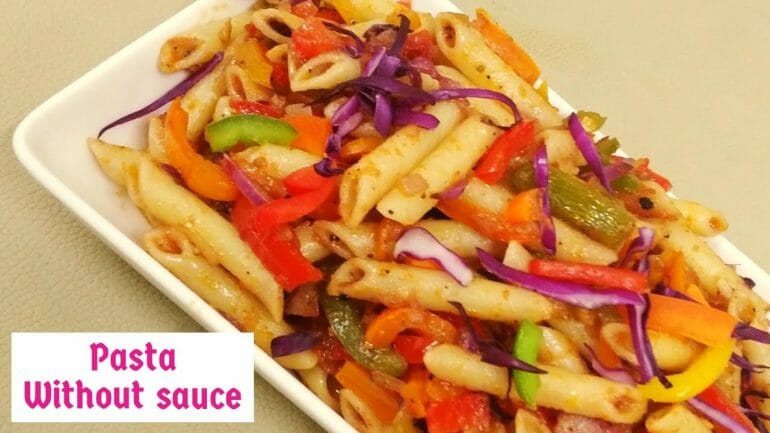 how to make pasta without sauce
