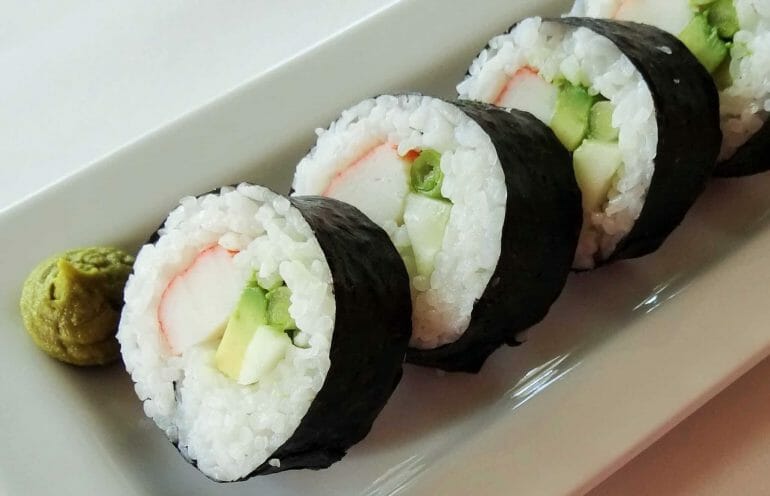 what sushi rolls are cooked
