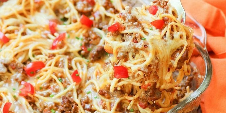 what to serve with taco spaghetti
